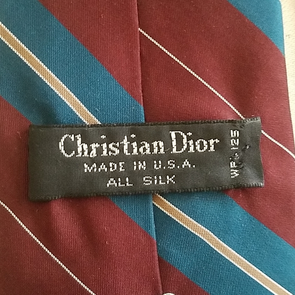 Christian Dior silk tie - Picture 3 of 4